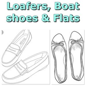 Loafers, boat shoes and flats